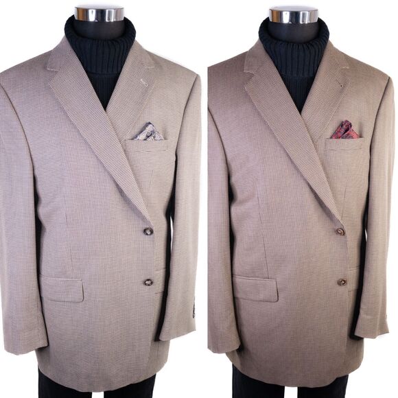 Lot Of 2* Jos A Bank Men Blazers Sport Coats Casual 2-Button Jackets Sz 48L Wool